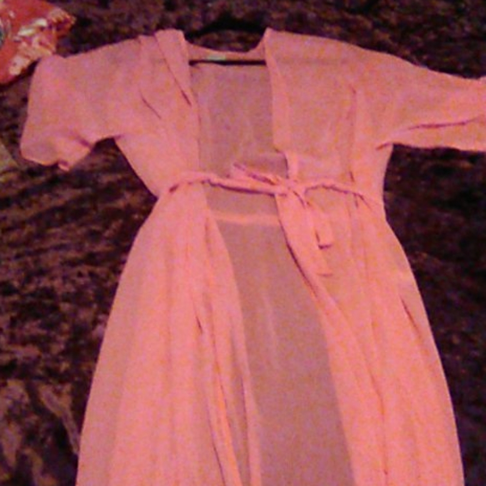 Hot pink cover up